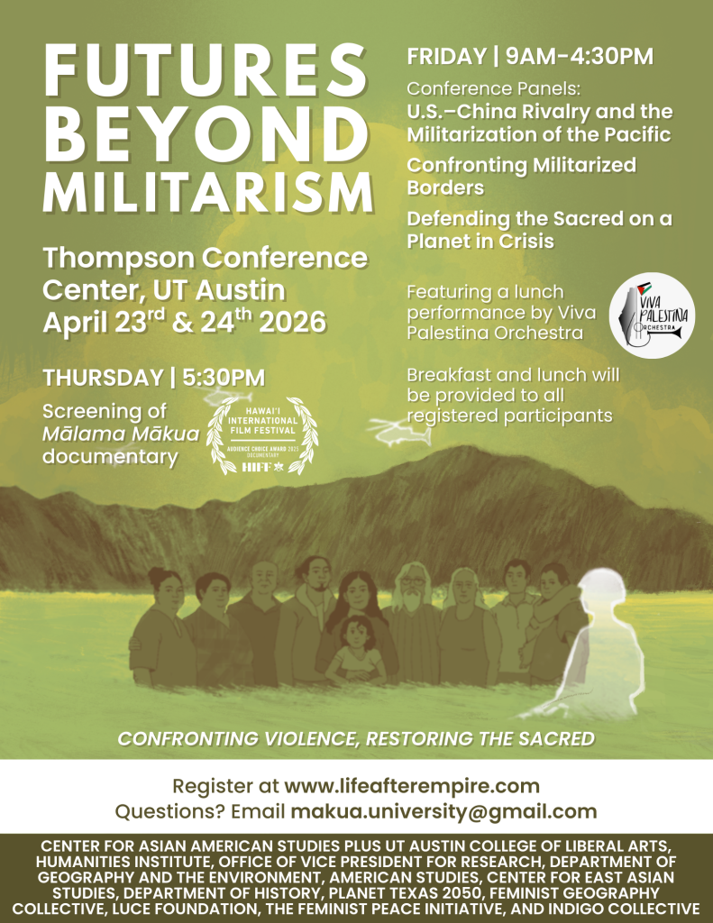 Futures Beyond Militarism: Confronting Violence, Restoring the Sacred